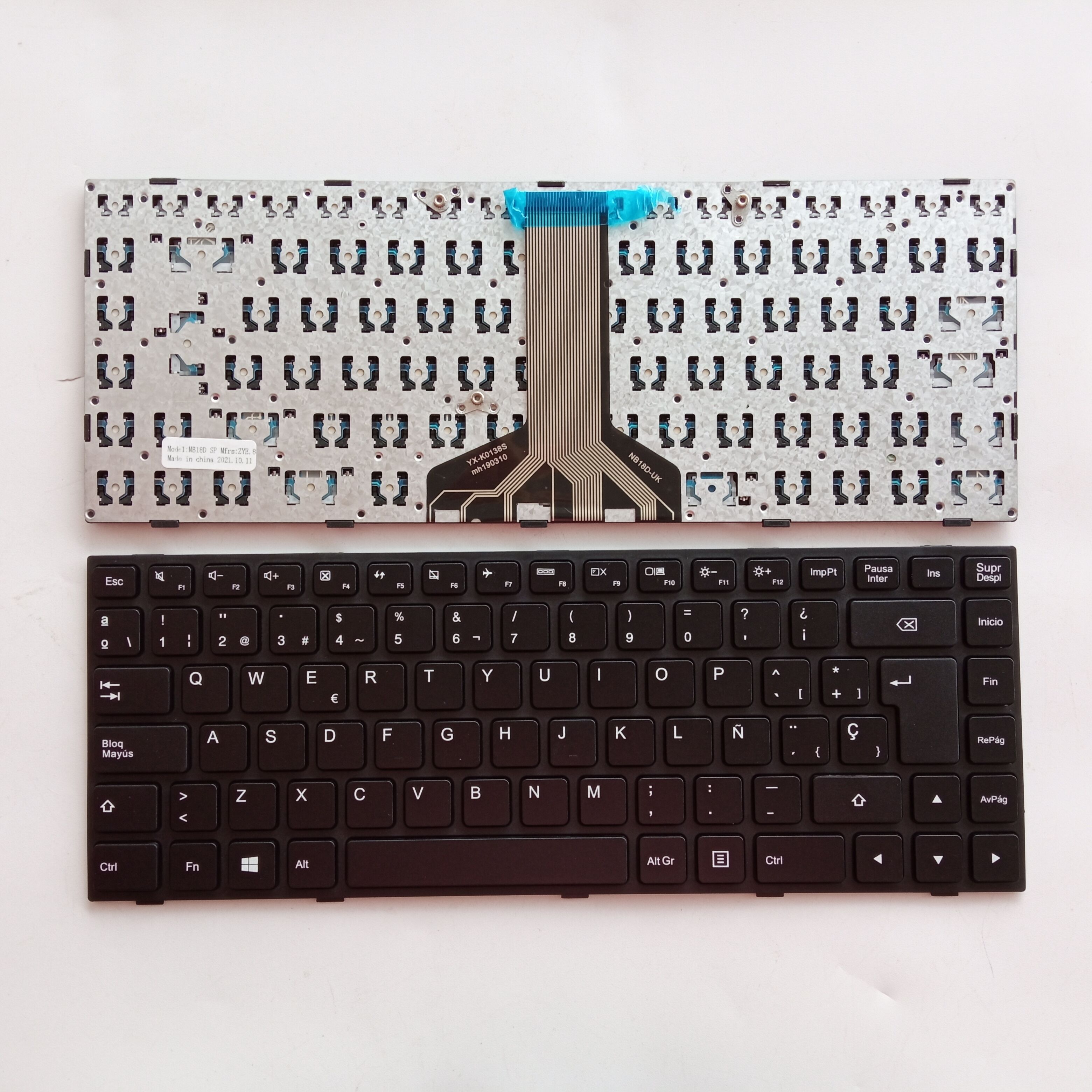 Picture of New Replacement Laptop Keyboard For LENOVO 100-14IBD long term BLACK FRAME BLACK (OEM) SP Layout